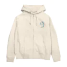 小鳥と映画館のネコちゃんは大事につまんでね。 Zip Hoodie