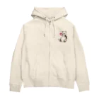 テンチコ。のフェレット パンダ Zip Hoodie