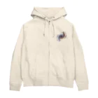 ありし日ののそとまきガール（ナチュラル） Zip Hoodie