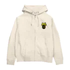 猫の風船屋 きのこ（大）のバケネコーヒー Zip Hoodie