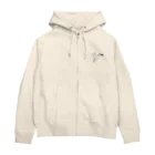 かみらいすの空飛ぶカルガモ Zip Hoodie