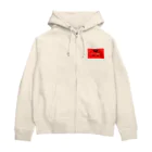 時の記録者オフィシャルショップのドローン(赤色) Zip Hoodie