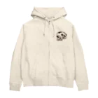 花日和 畳の三十日の化け猫(黒) Zip Hoodie