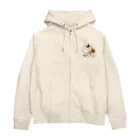 うまあるSHOPの「うまある」でごじゃる！（ロゴあり） Zip Hoodie