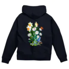 喫茶角砂糖の朝露の花畑 Zip Hoodie