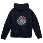 RDD Japan 寄付グッズ suzuri支店のRDD Japan 公式ロゴパーカー（８色展開） Zip Hoodie