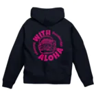 WITH ALOHA(ウィズアロハ)の　ハンベアーガー Zip Hoodie