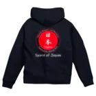 Spirit of Japan (Nippon)のW-print 5colors Zip hoodie 02 ジップパーカー