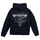 ミリタリー＆girl's 工房：猫工艦の白露型駆逐艦五月雨 ジップパーカー Zip Hoodie