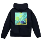 ariariartのBlue submarine【コラボ作品】 Zip Hoodie