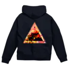 【三角形の穴】の▲3【三角形の穴】  Zip Hoodie