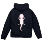 つちのこの背負いウーパールーパー Zip Hoodie