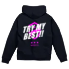 JENCO IMPORT & CO.のJENCO 2019AW_TRY MY BEST!! Zip Hoodie