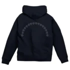 いろいろつくるよのハートアーチ(白) Zip Hoodie