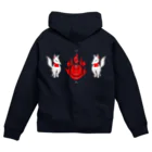 ドラネコ商会の狐　(oinarisan) Zip Hoodie