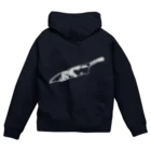 テラちん侍のシェイプのナイフシリーズ Zip Hoodie