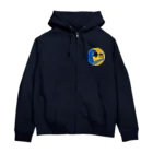 ムクのスミレコンゴウインコの鉄道輸送会社 Zip Hoodie