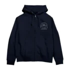 マルポレランドのアザラシのボートで冒険するおさむ(白) Zip Hoodie