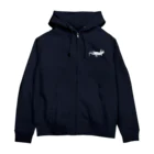 さちこの生物雑貨のおなかもイモリ　濃色用 Zip Hoodie