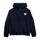 しょうゆごはんのビションフリーゼ ビッグフラワー Zip Hoodie