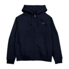 無理サファリパークの辛獅子(ツライオン)の赤ちゃんの無理サファリパークTシャツ(白文字) Zip Hoodie