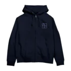 Circlothesのあじさい青 Zip Hoodie