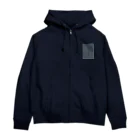 rilybiiのdark gray green blue ジップパーカー