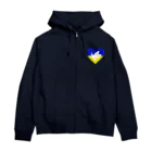 LalaHangeulのPray For Peace ウクライナ応援 Zip Hoodie