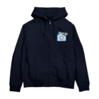 charlolのcamera ブルー Zip Hoodie