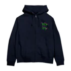 LalaHangeulの花咲く花道だけ歩こう　ハングルデザイン Zip Hoodie