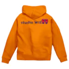 総合格闘技・フィットネス studio Willのstudio Will×INGRID オリジナルジップパーカー_A ジップパーカー