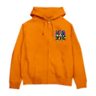 dcgnori／ワンコ画像の西海岸のワンコ Zip Hoodie