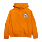 セブ山のグッズ売り場のあ～働きたくねえ～ Zip Hoodie