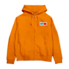 ねこのかくれが的ひみつきちハウスの3Dメガネ Zip Hoodie