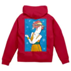 Oedo CollectionのFancy Girl／濃色ジップパーカー Zip Hoodie