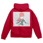 水草のナウ・ガール４３ Zip Hoodie