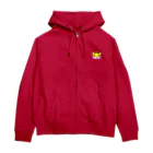 とぅるちゃんのお店のドットのきつねグッズ Zip Hoodie