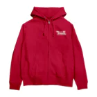 TRYGETサンプル実験中のTRYGET 赤 Zip Hoodie