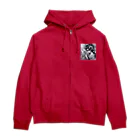 Moichi Designs Shop-2023の仮面舞踏会 Zip Hoodie