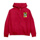 TOMMY★☆ZAWA　ILLUSTRATIONのロゴ。2021年。 Zip Hoodie