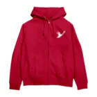 MIYUFIの白鳥　Swan Zip Hoodie