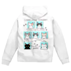 A33のねこさんの相関図 Zip Hoodie