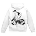 山形屋米店のピストバイクでポタリング Zip Hoodie