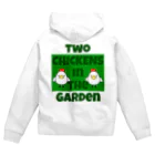 ふんころうの庭には二羽ニワトリがいる two CHICKENs in the Garden Zip Hoodie