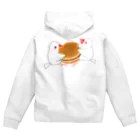 Lily bird（リリーバード）のどら焼きと文鳥ず Zip Hoodie