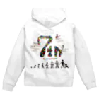 sevensroomのSEVEN'S ROOM7周年グッズ Zip Hoodie