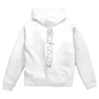 hummingbirdのビションフリーゼ　bichon frise  Zip Hoodie