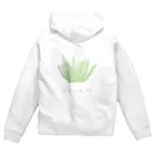 Yuzurium -ユズリウム- 苔テラリウムのネズミノオゴケ【苔グッズ】 Zip Hoodie