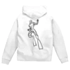 たんたんDESIGNのオキノシマンロゴ Zip Hoodie