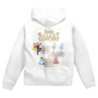 河野裕衣バレエスタジオの第2回発表会Tシャツ（ロゴ黄色） Zip Hoodie